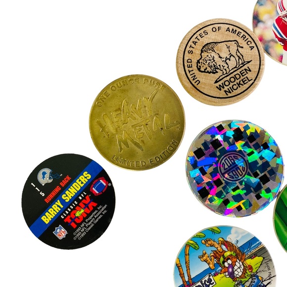 POGS | Toys | Pogs Slammers Zogs 9s Jordan Farve Felix Brass Heavy ...